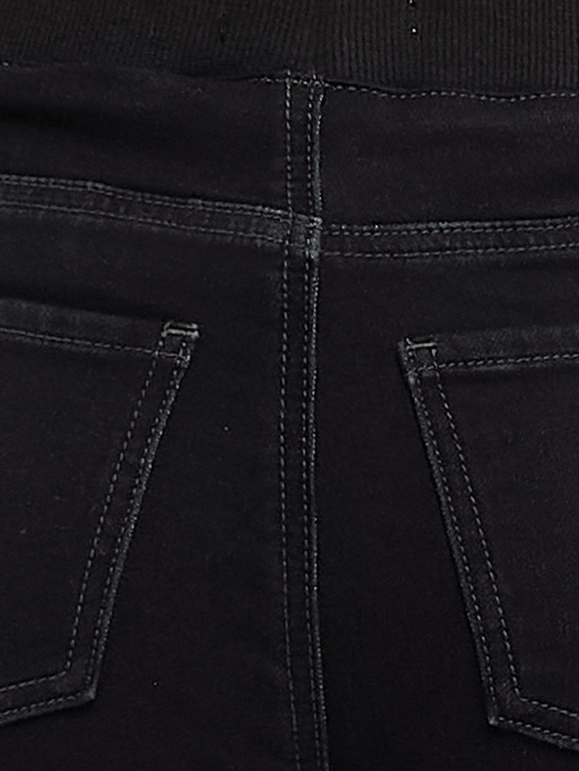 Pantalon droit semi-ajusté en denim à enfiler - Image 4
