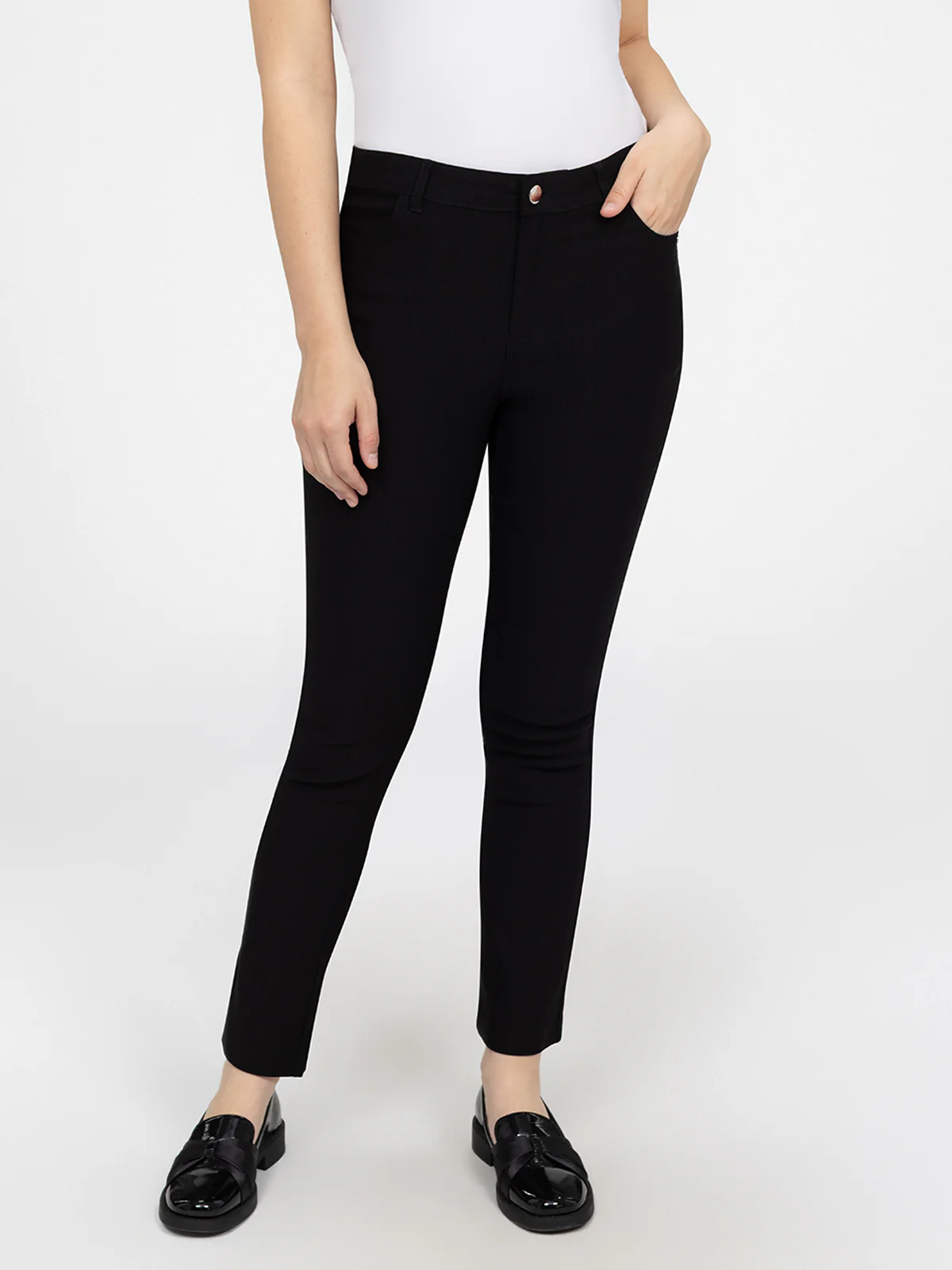 Pantalon droit semi-ajusté - Petite - Image 2