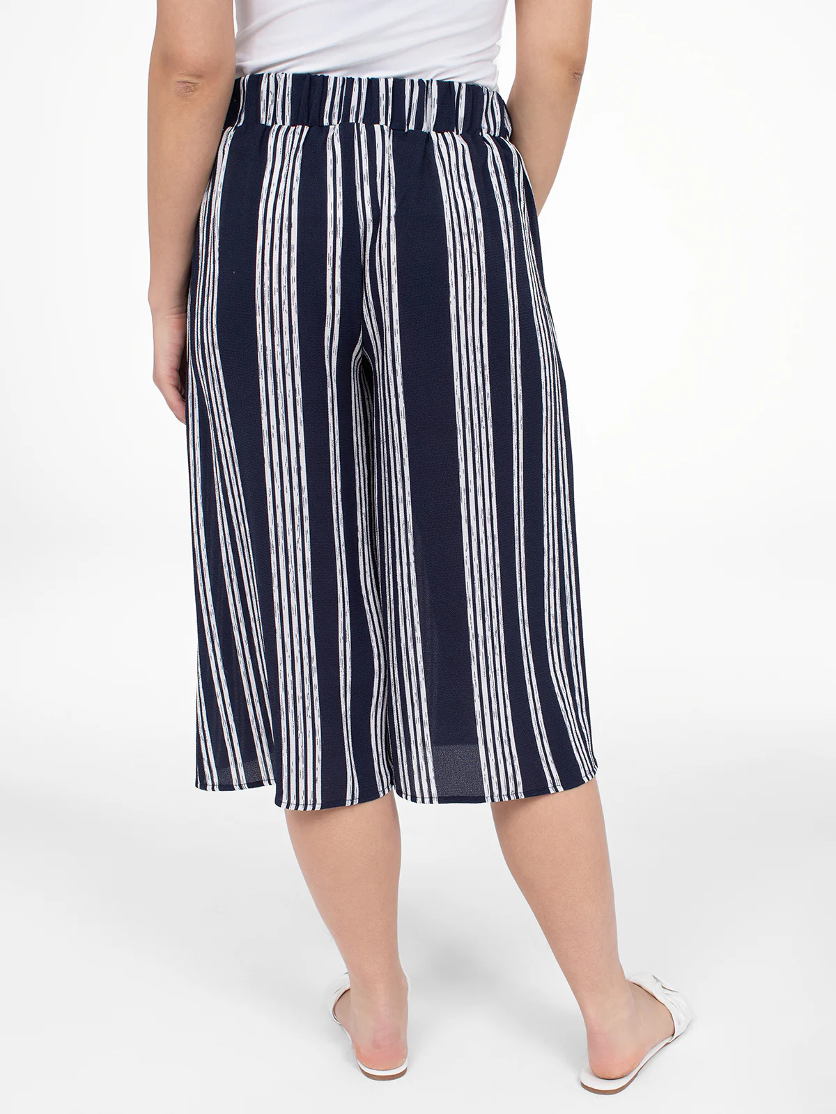 Pantalon gaucho évasé à enfiler - Image 2