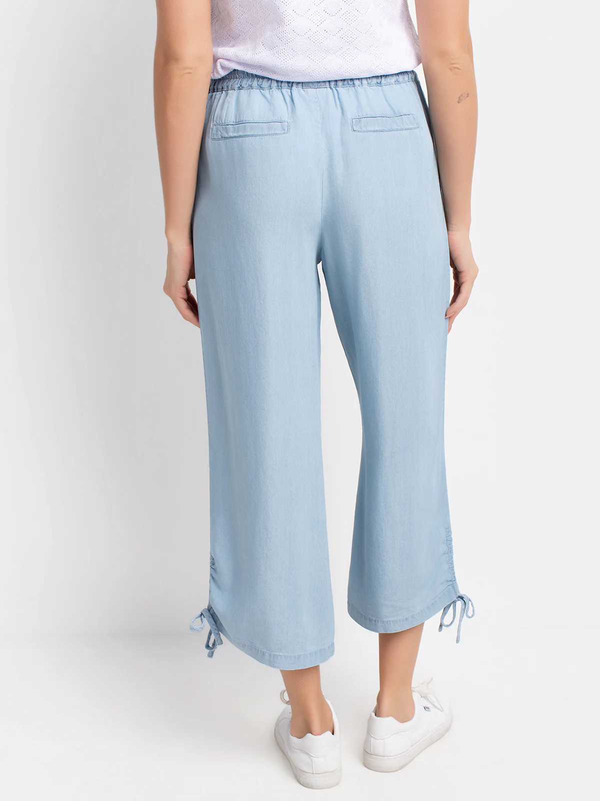 Pantalon gaucho large à enfiler - Image 3