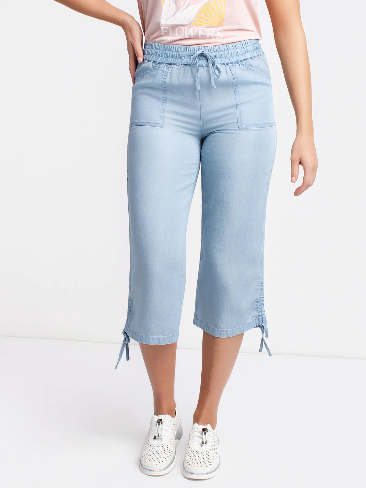Pantalon gaucho large à enfiler - Image 5