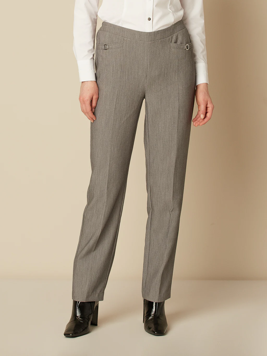 Pantalon habillé droit à enfiler - Petite - Image 7
