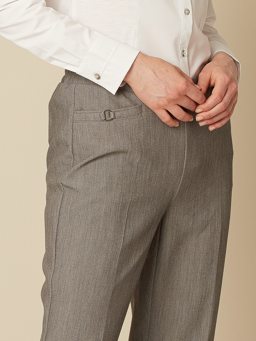 Pantalon habillé droit à enfiler - Petite - Image 8
