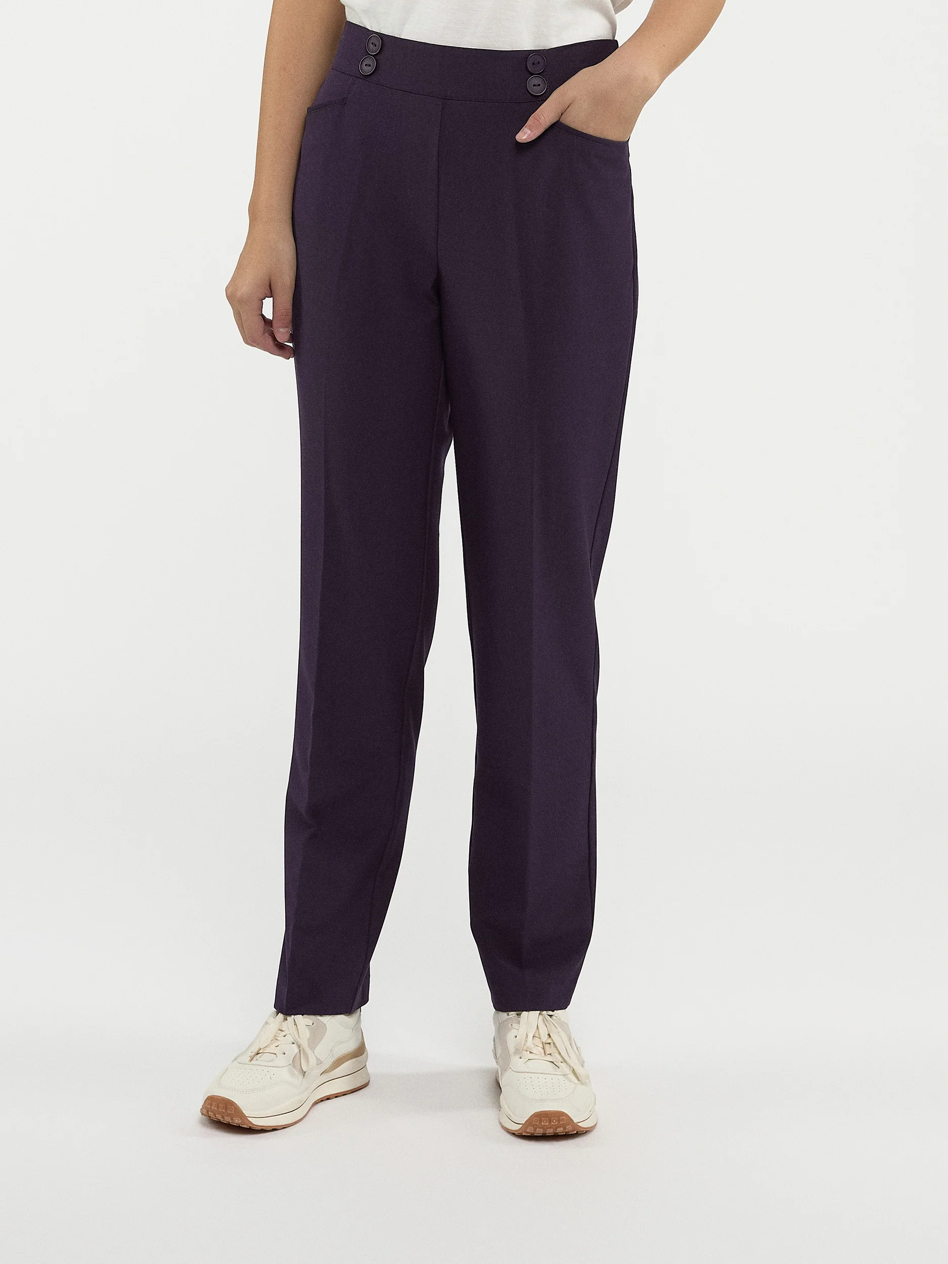 Pantalon habillé droit à enfiler - Petite - Image 5