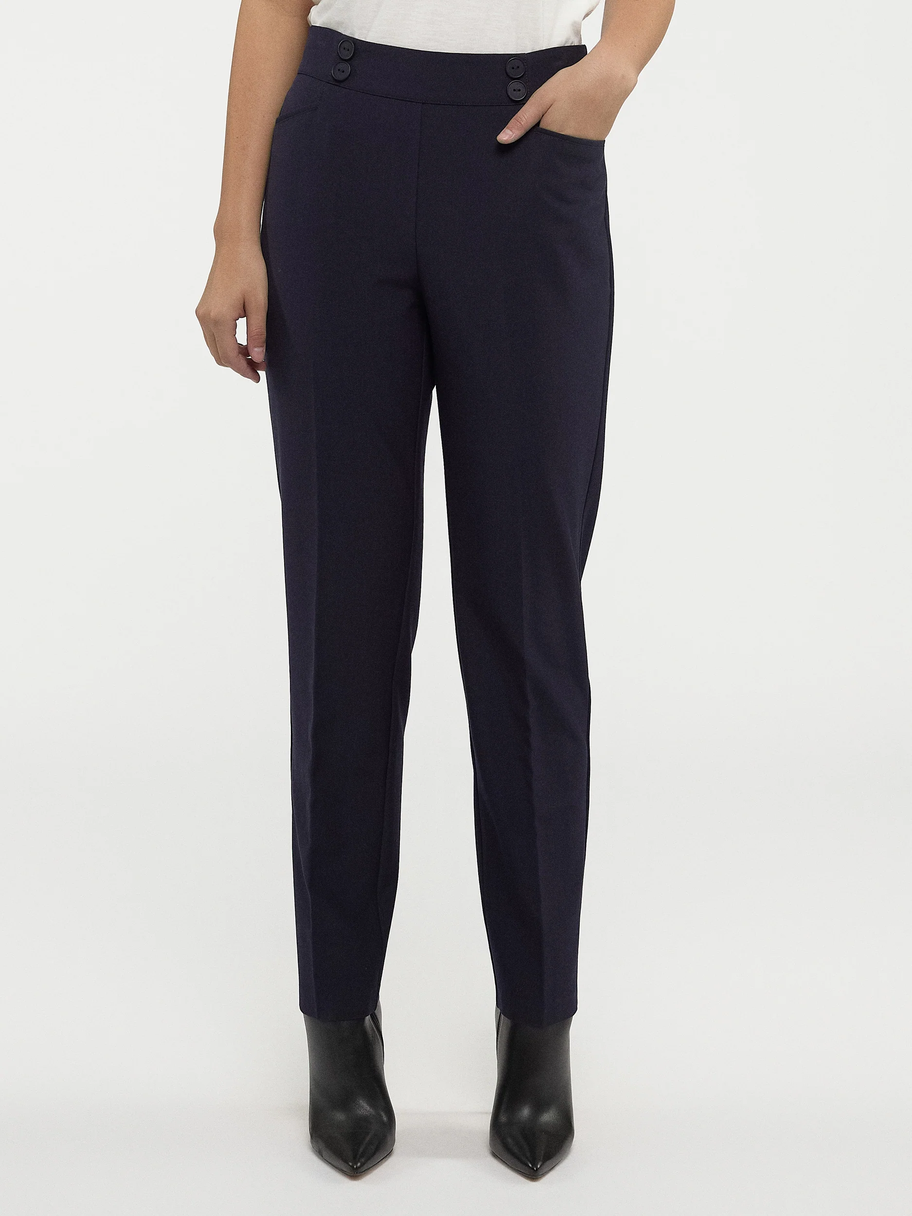 Pantalon habillé droit à enfiler - Petite - Image 9
