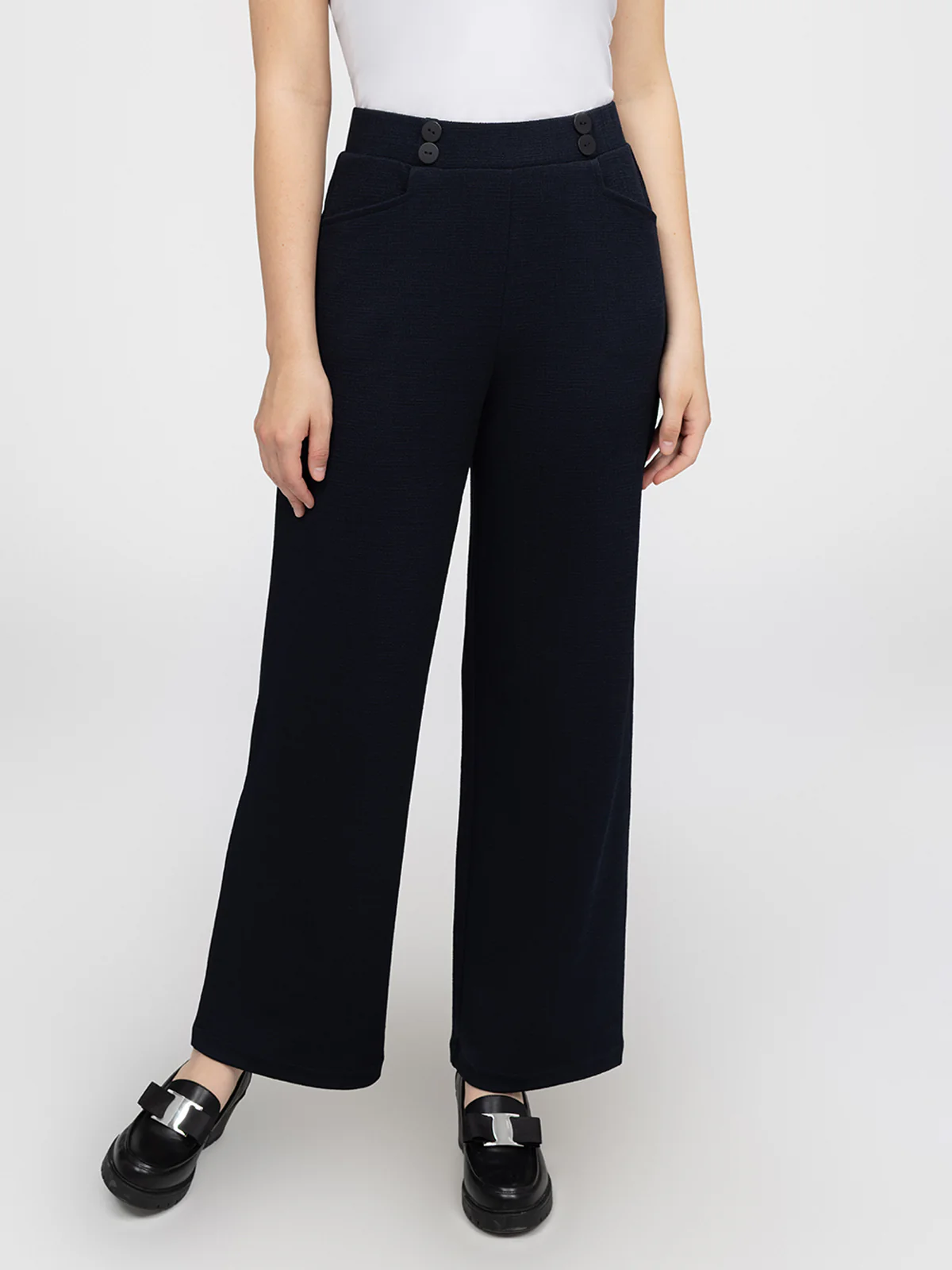 Pantalon large décontracté à enfiler - Image 2