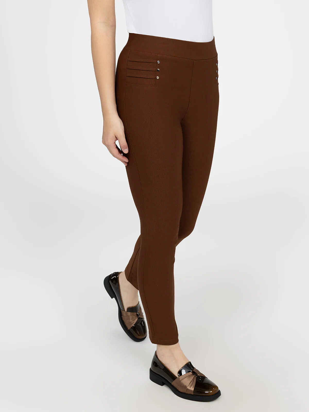 Pantalon skinny ajusté à enfiler - Image 11