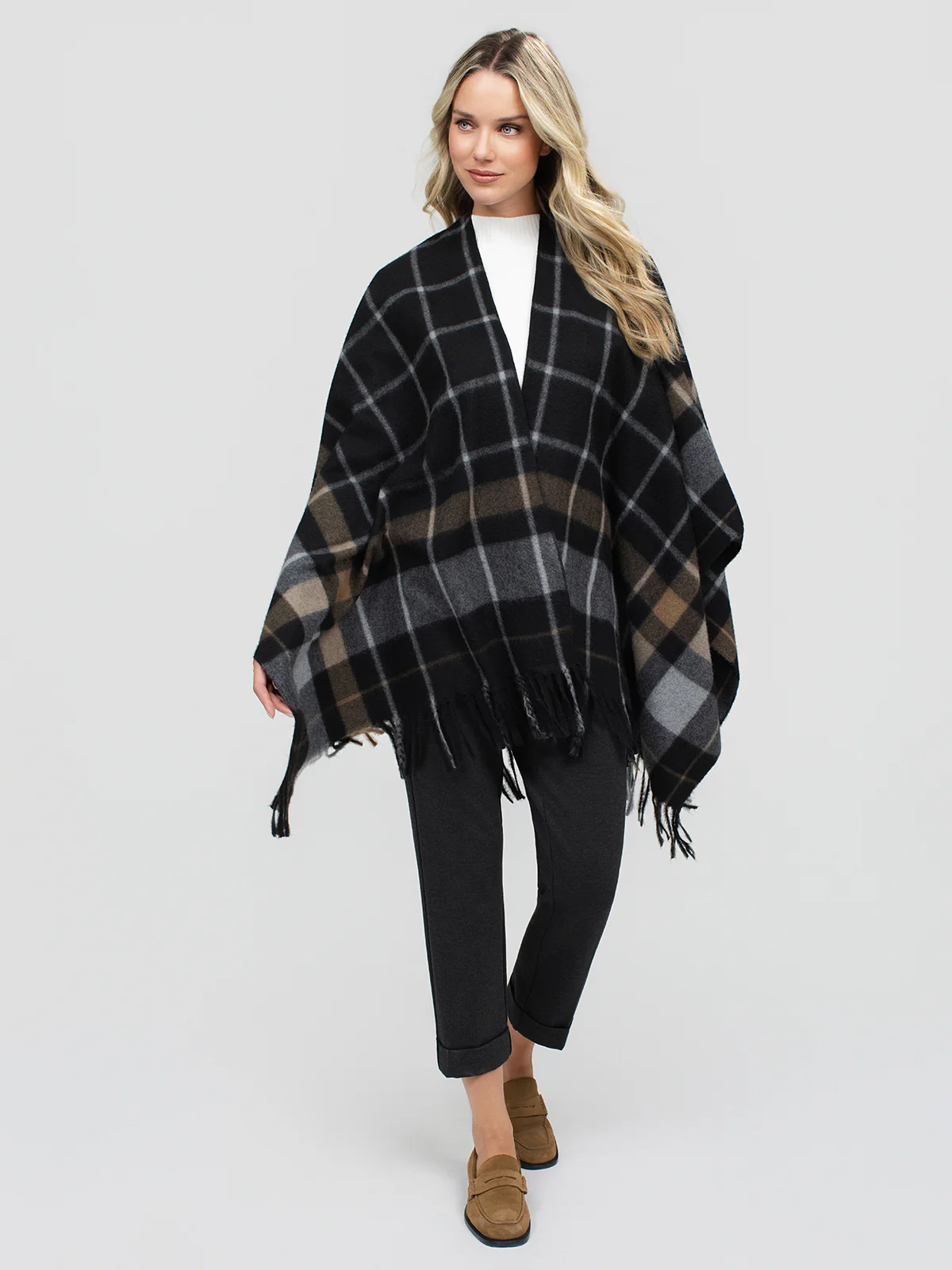 Poncho en tricot - Image 2