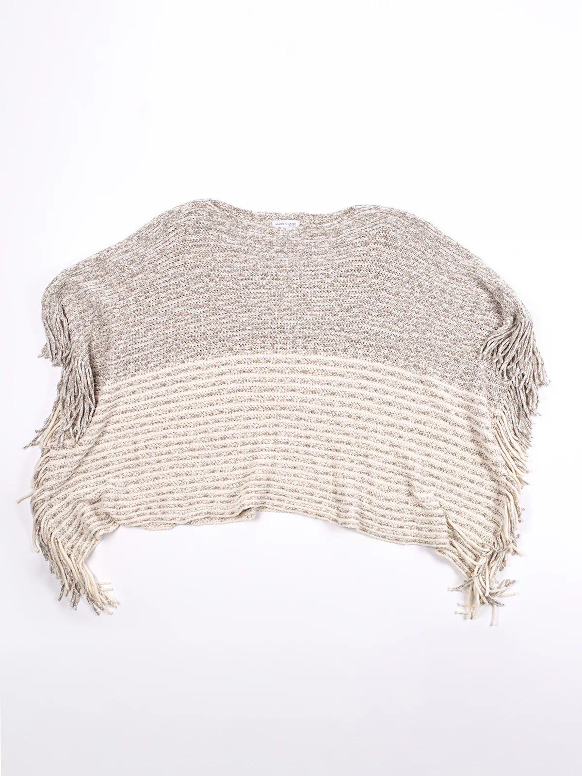 Poncho en tricot