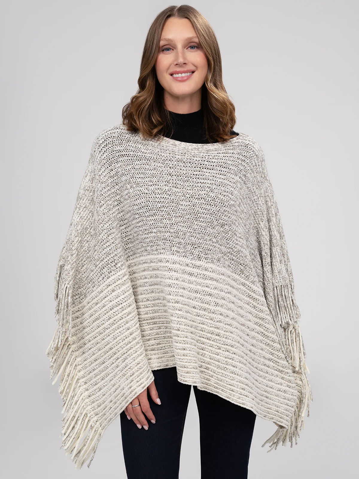 Poncho en tricot - Image 2