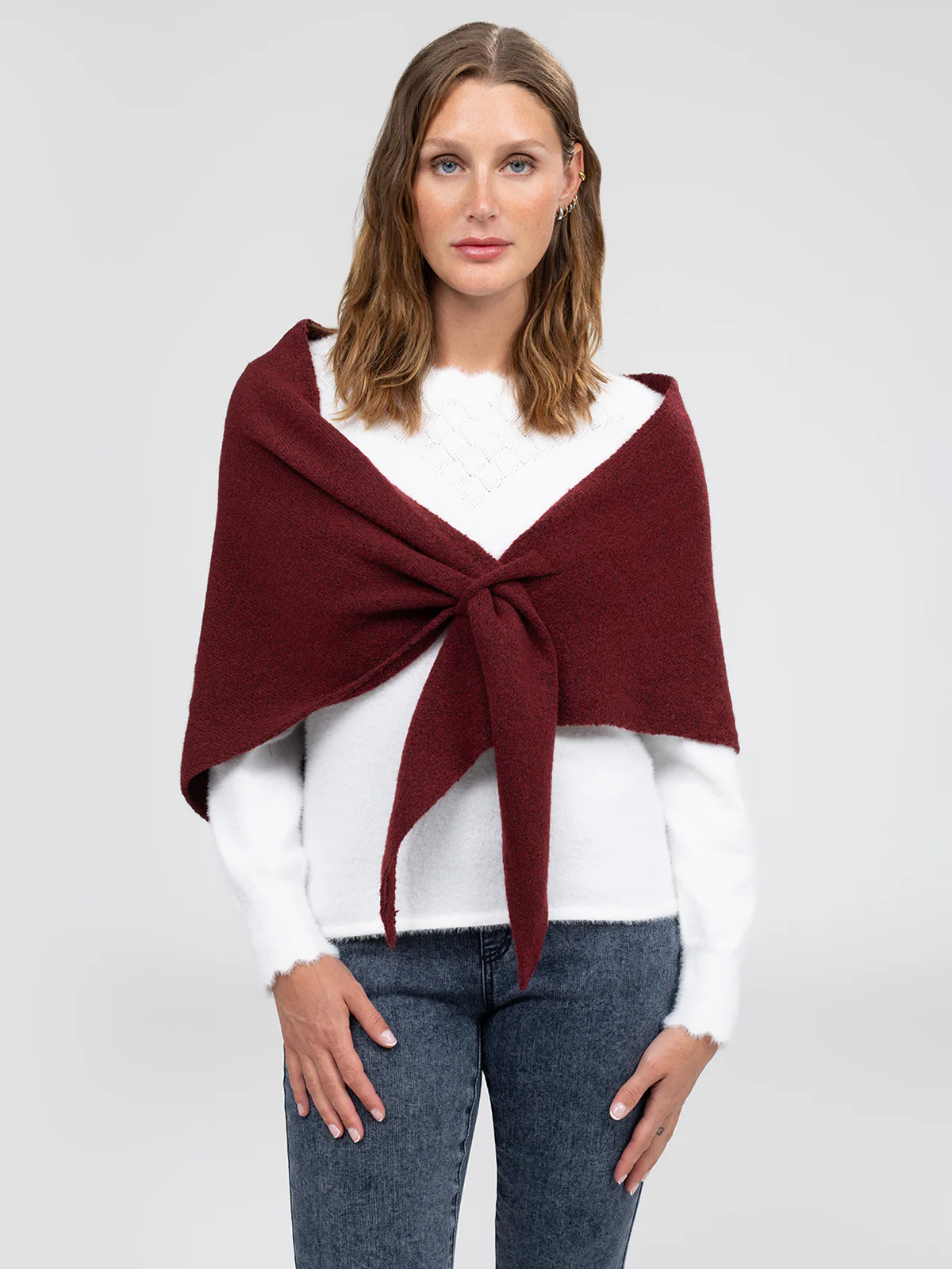 Poncho en tricot