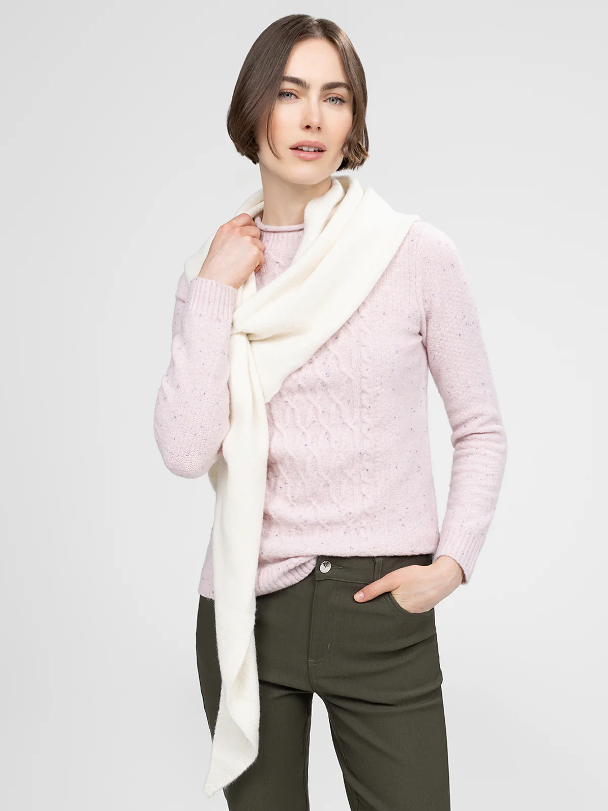 Poncho en tricot - Image 3