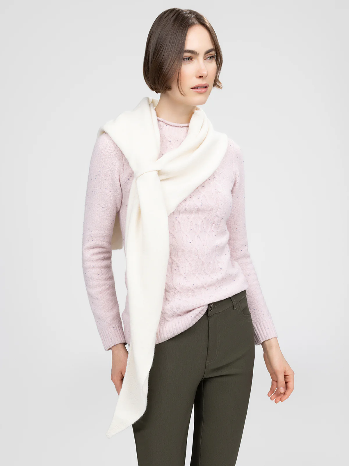 Poncho en tricot - Image 4