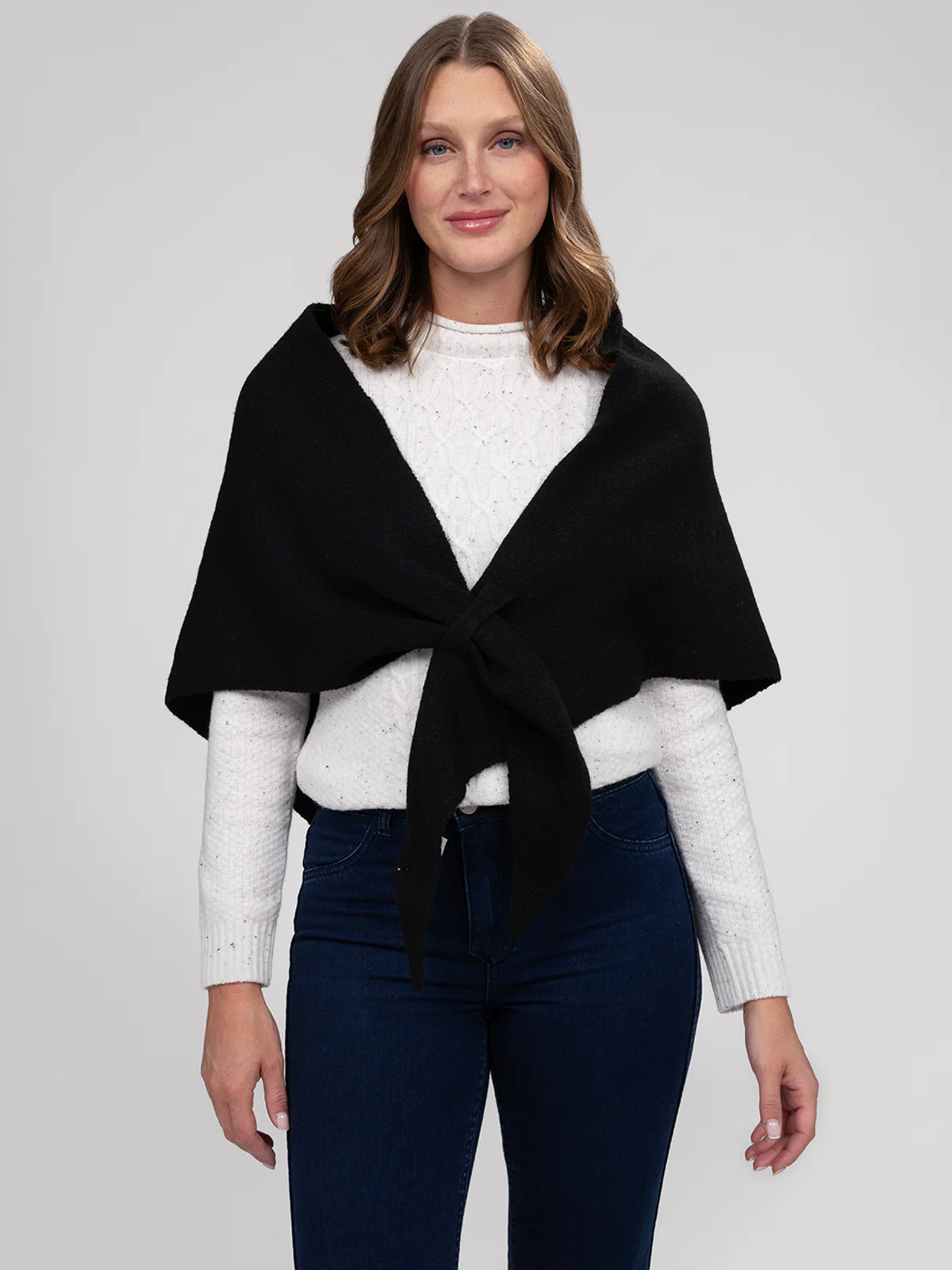 Poncho en tricot - Image 8