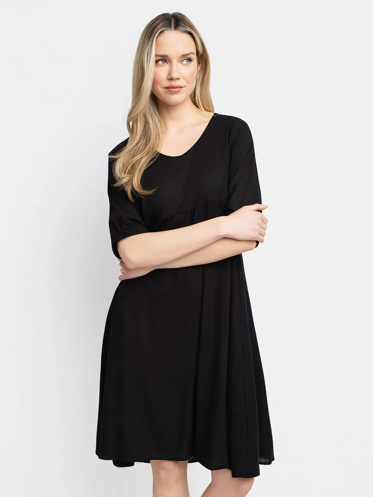 Robe courte évasée