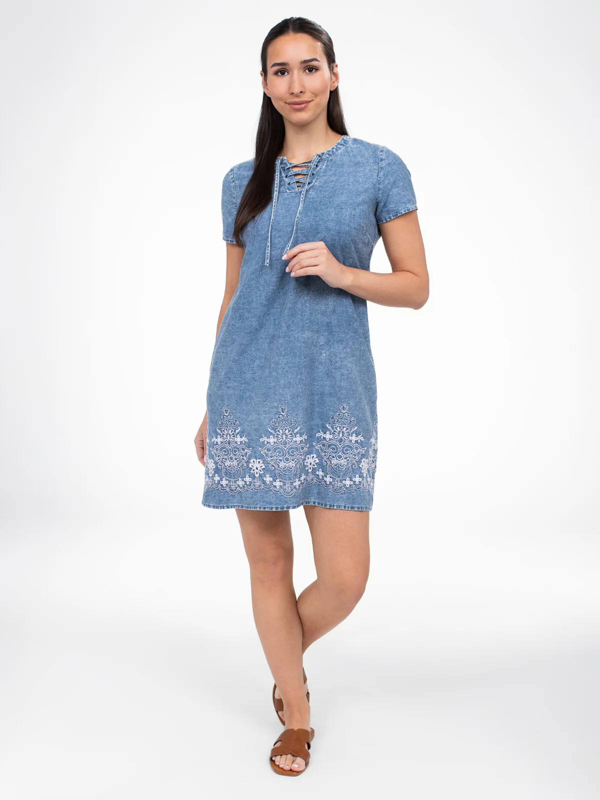 Robe droite midi
