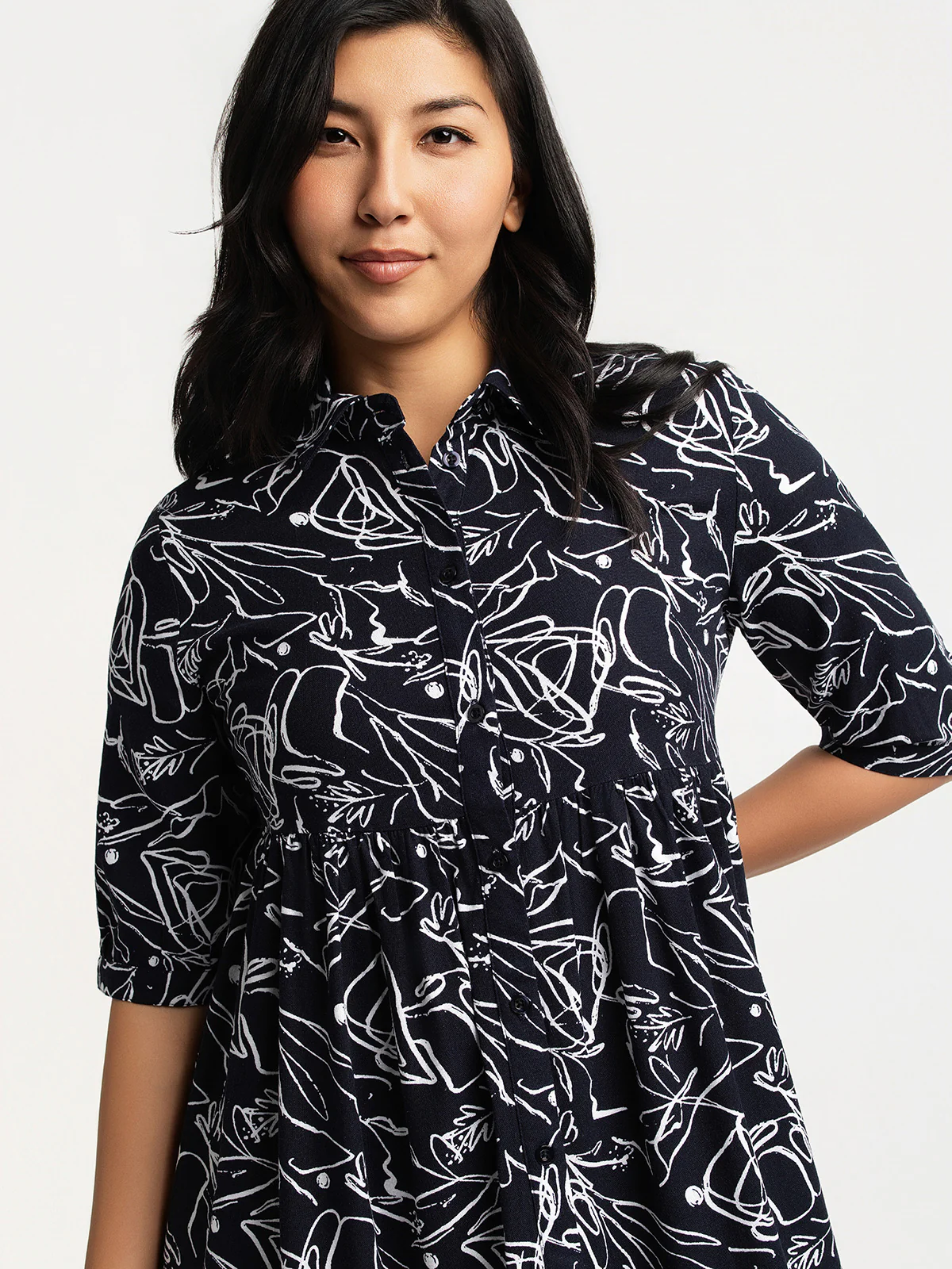 Robe maxi évasée - Image 3