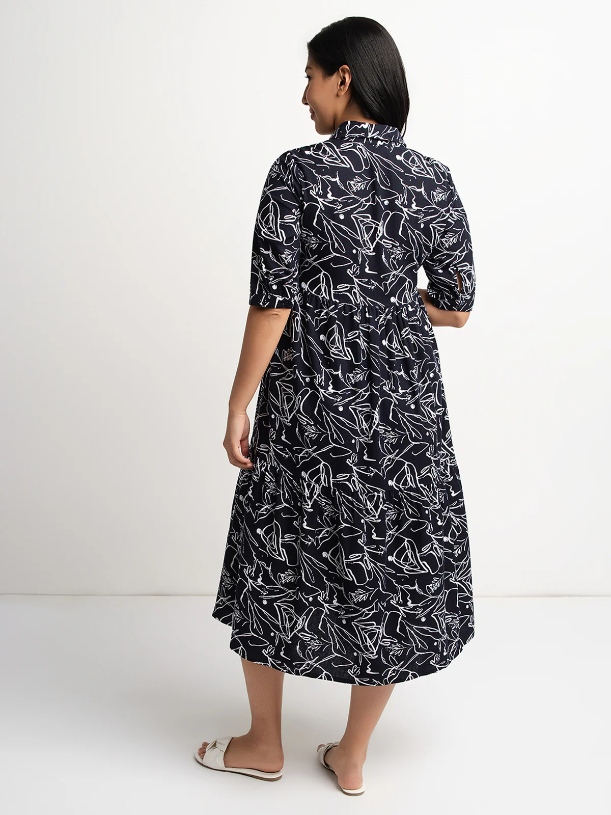 Robe maxi évasée - Image 4