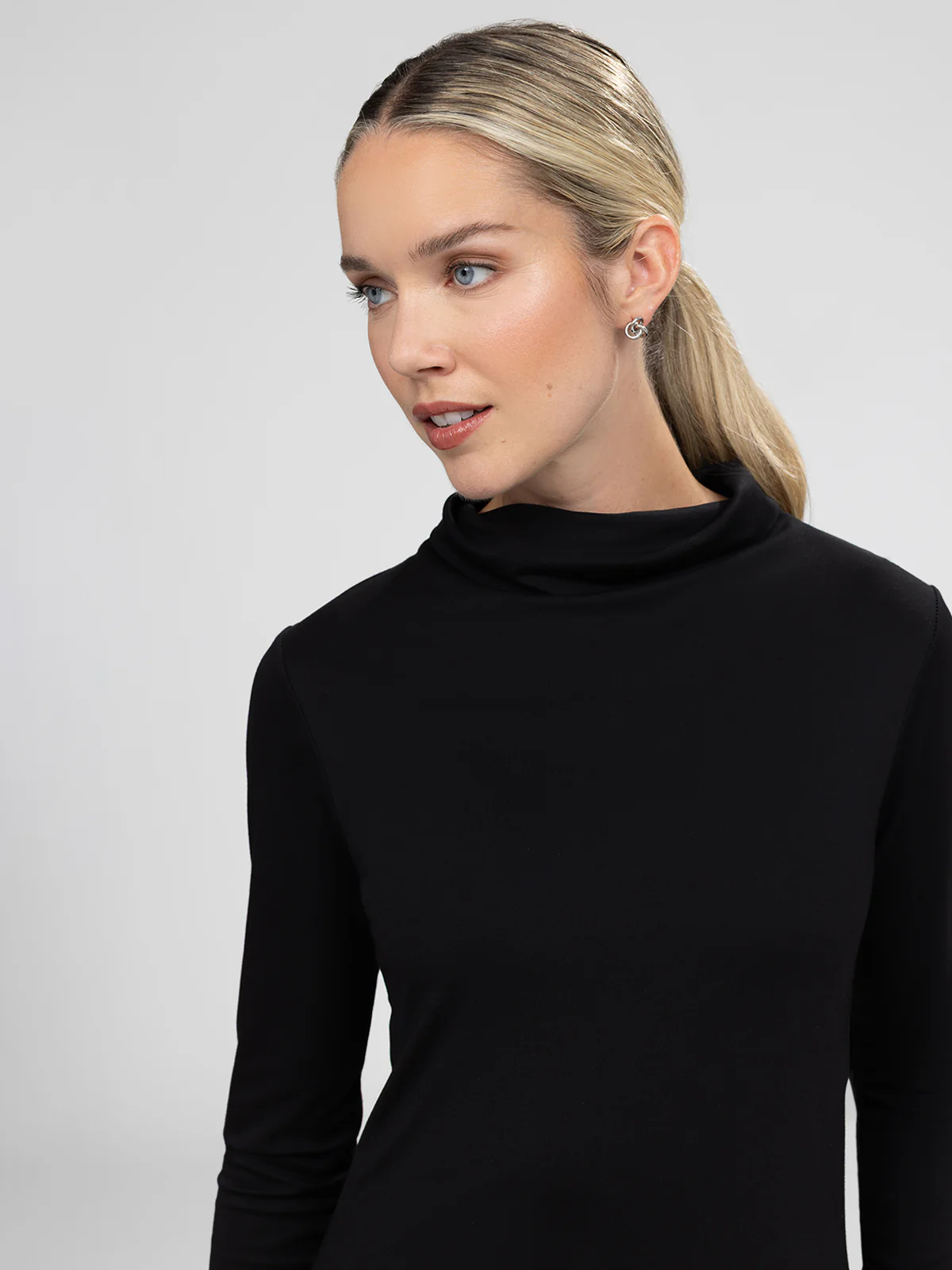 Robe midi évasée en tricot - Image 4