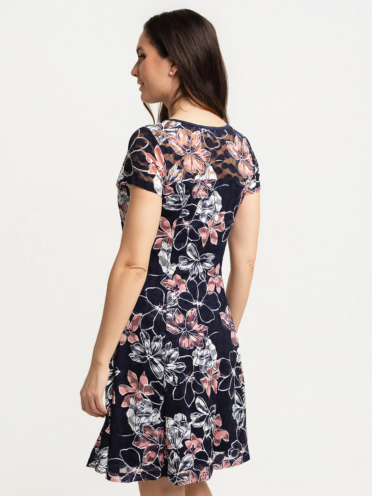 Robe midi évasée en tricot - Image 3