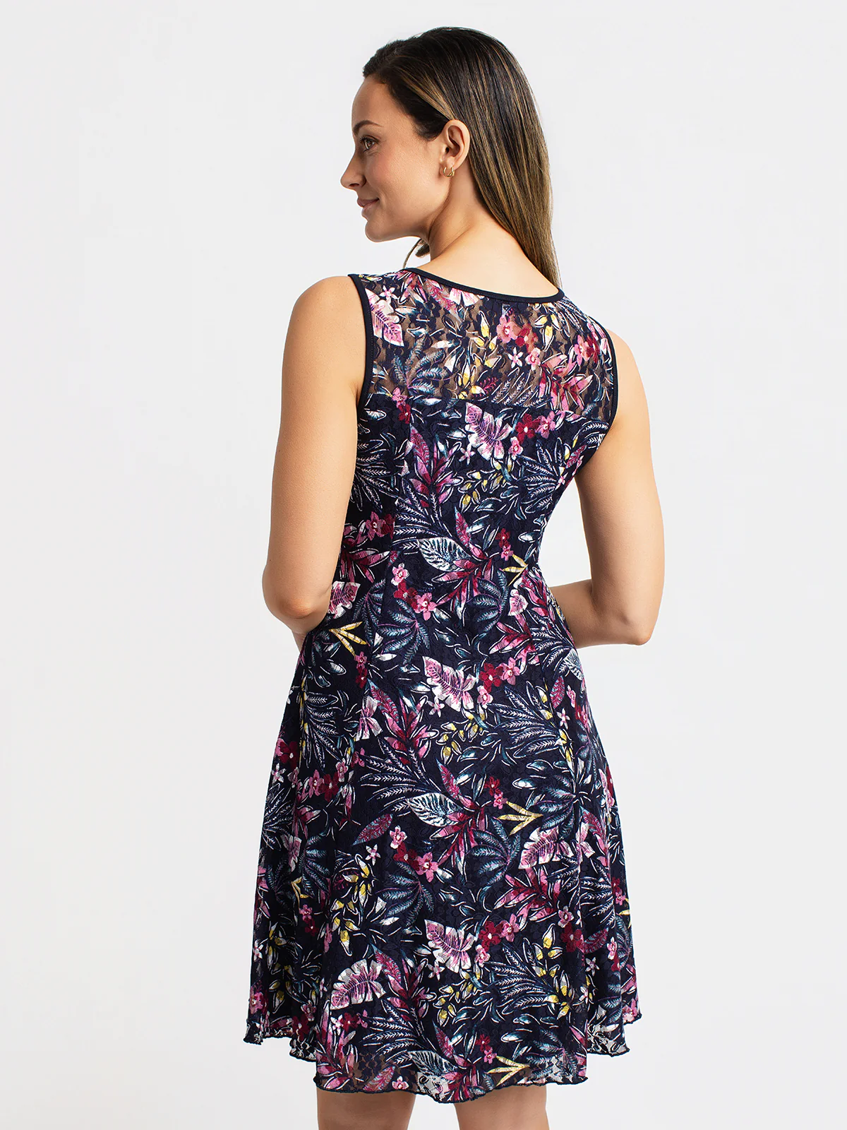 Robe midi évasée en tricot - Image 3