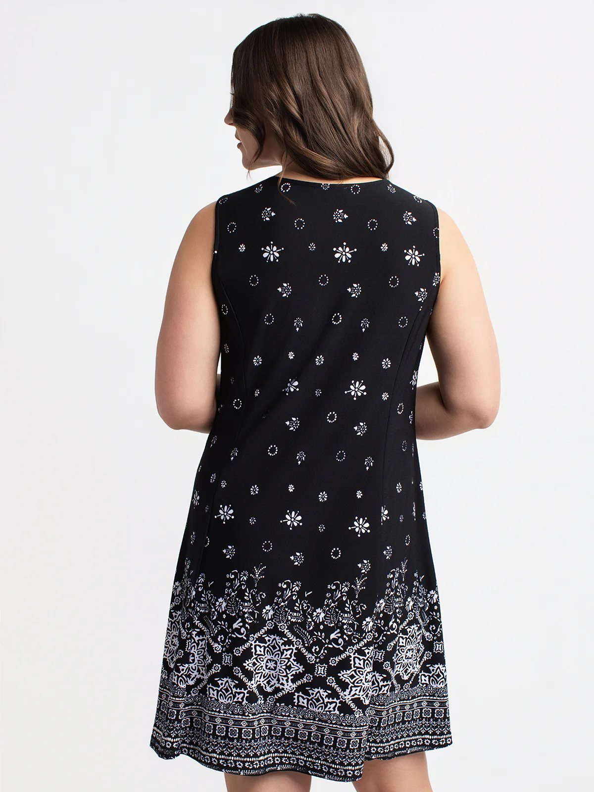 Robe midi évasée en tricot - Image 3