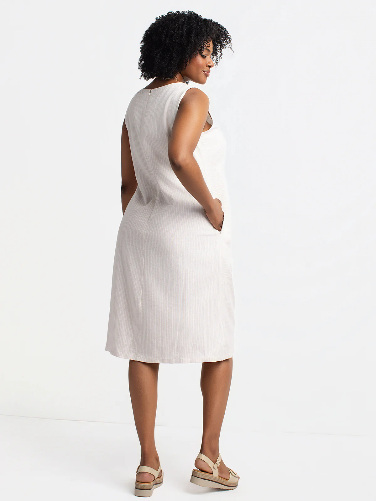 Robe midi évasée - Image 6