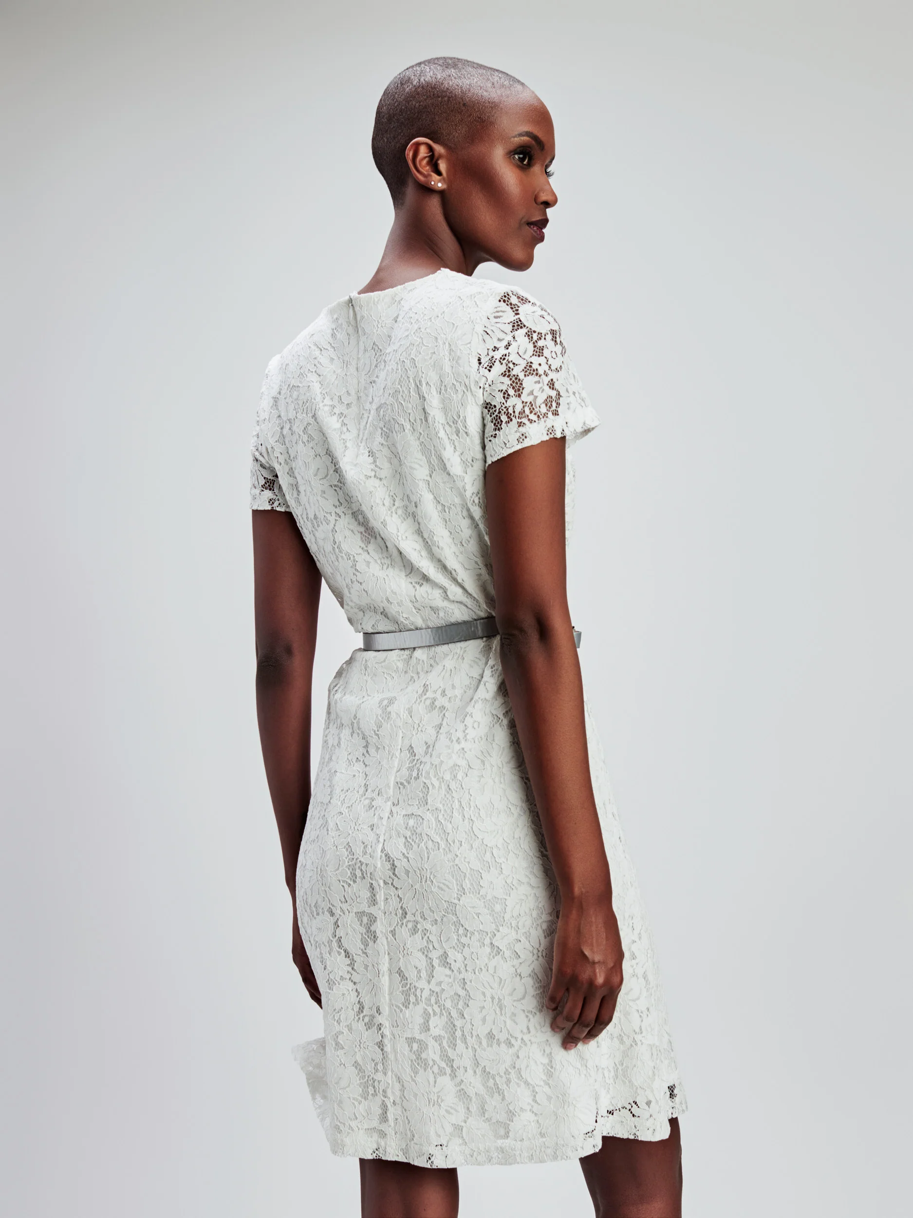Robe midi ligne A en tricot - Image 7