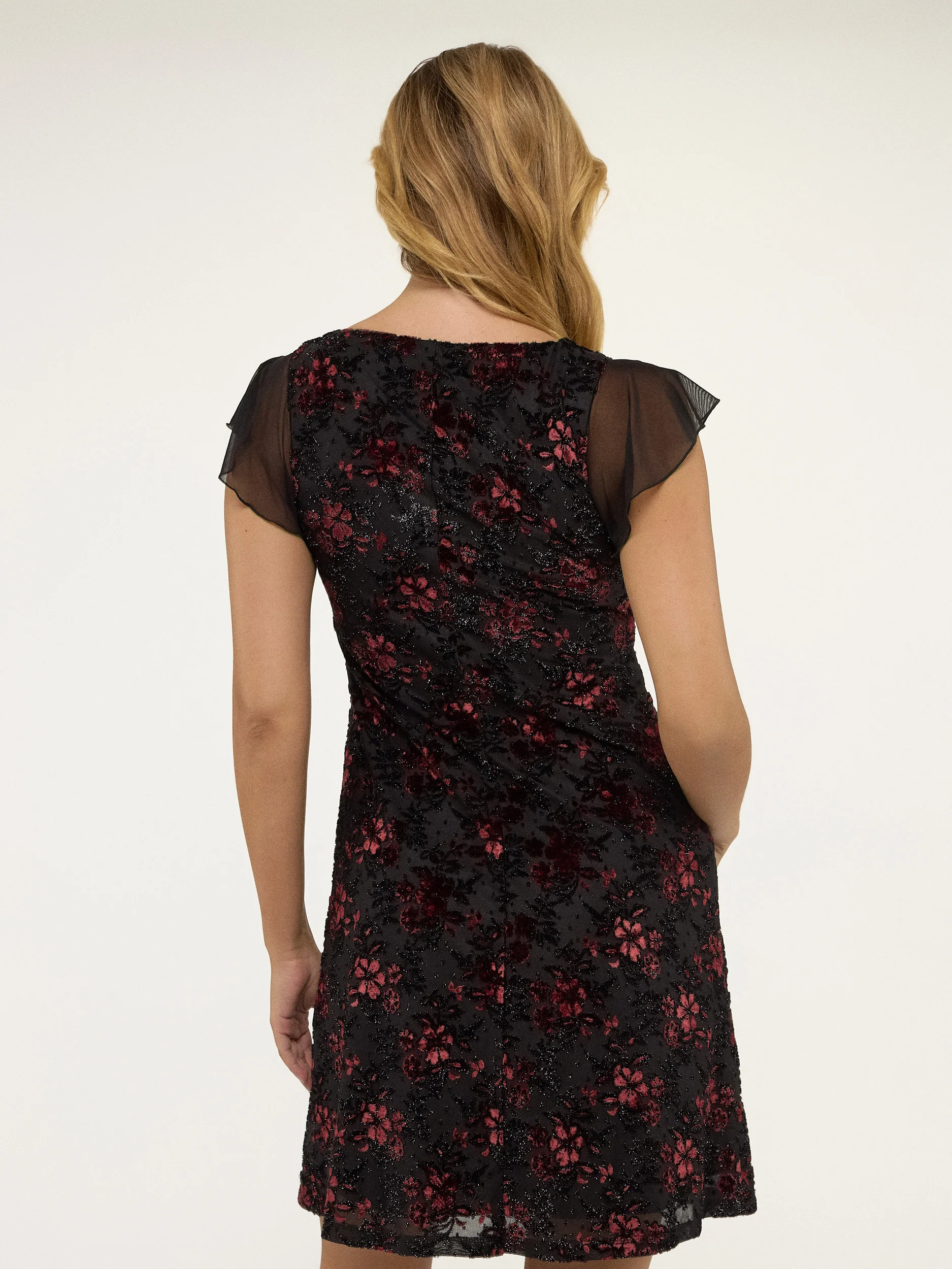Robe midi ligne A en tricot - Image 3