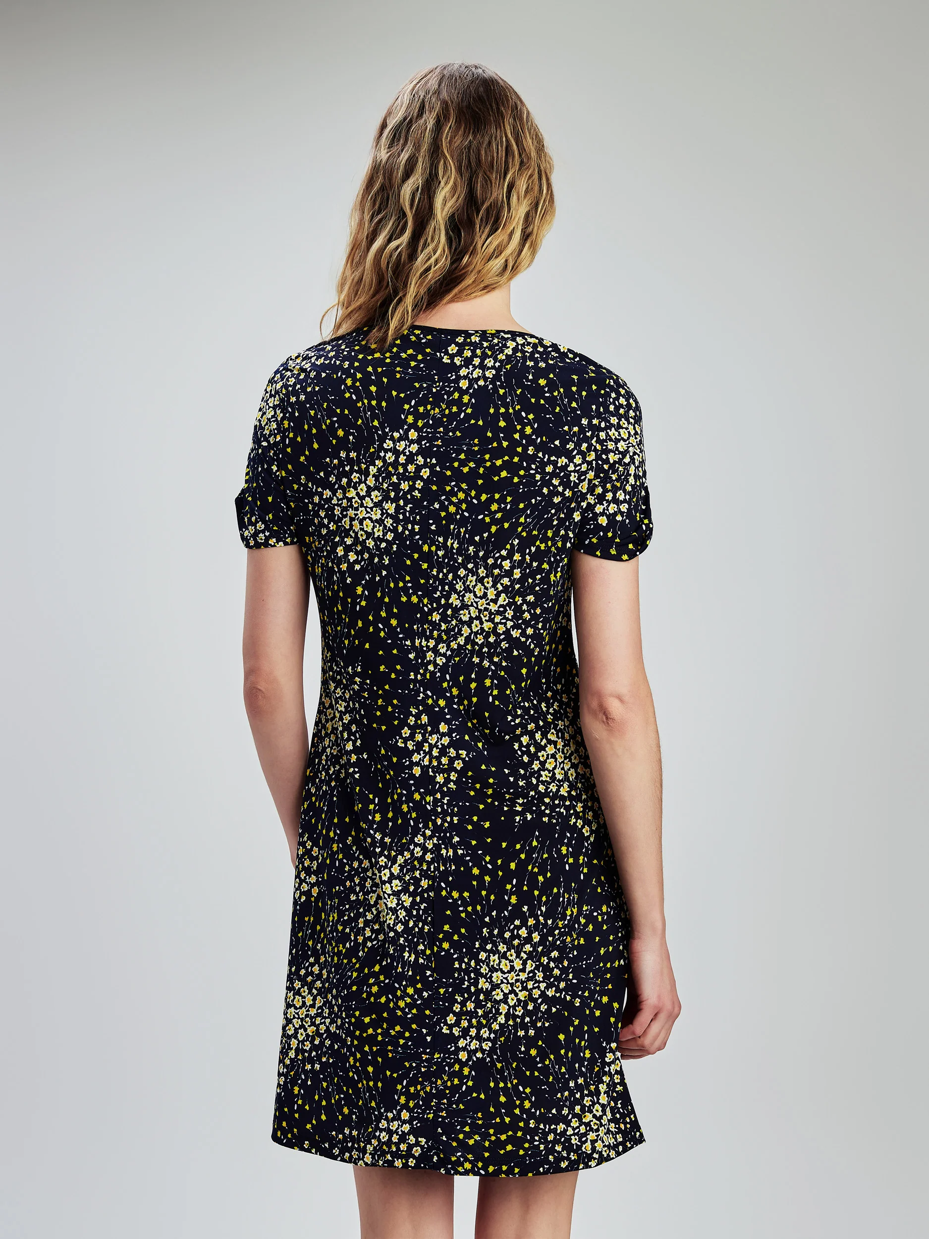 Robe midi ligne A en tricot - Image 3