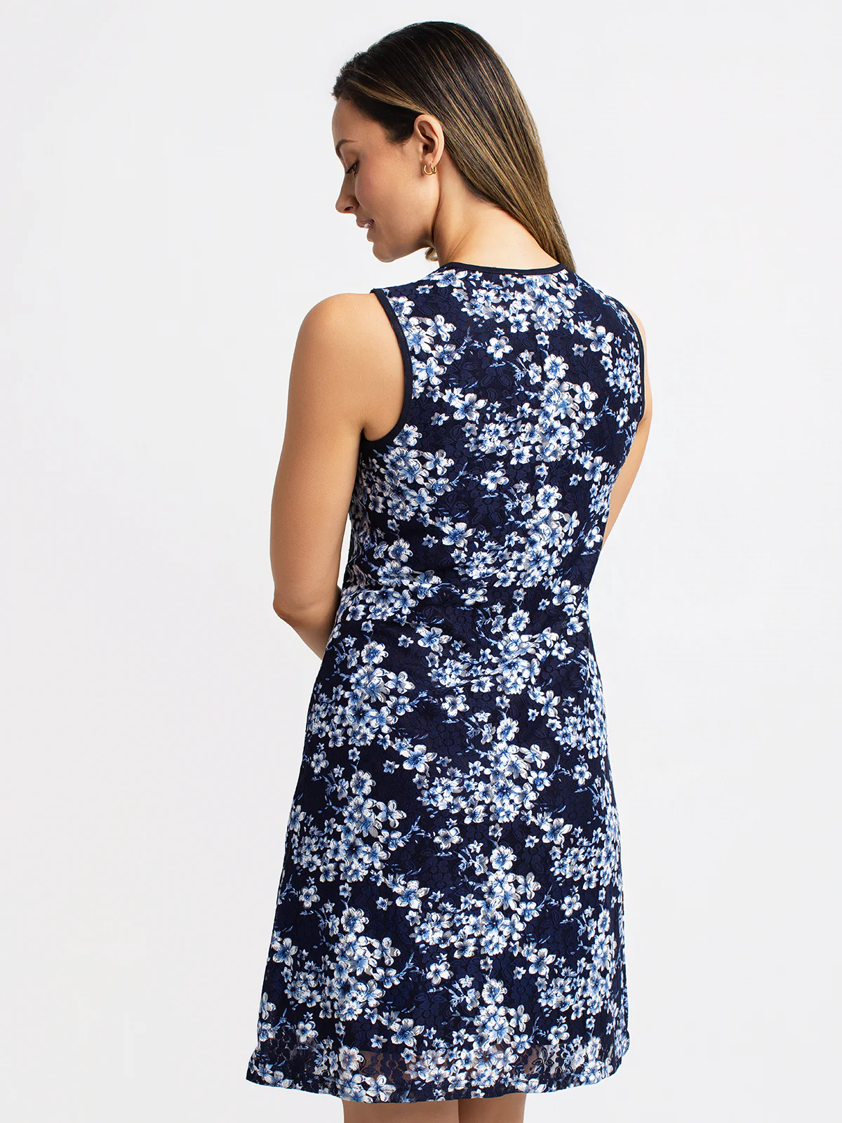 Robe midi ligne A en tricot - Image 3