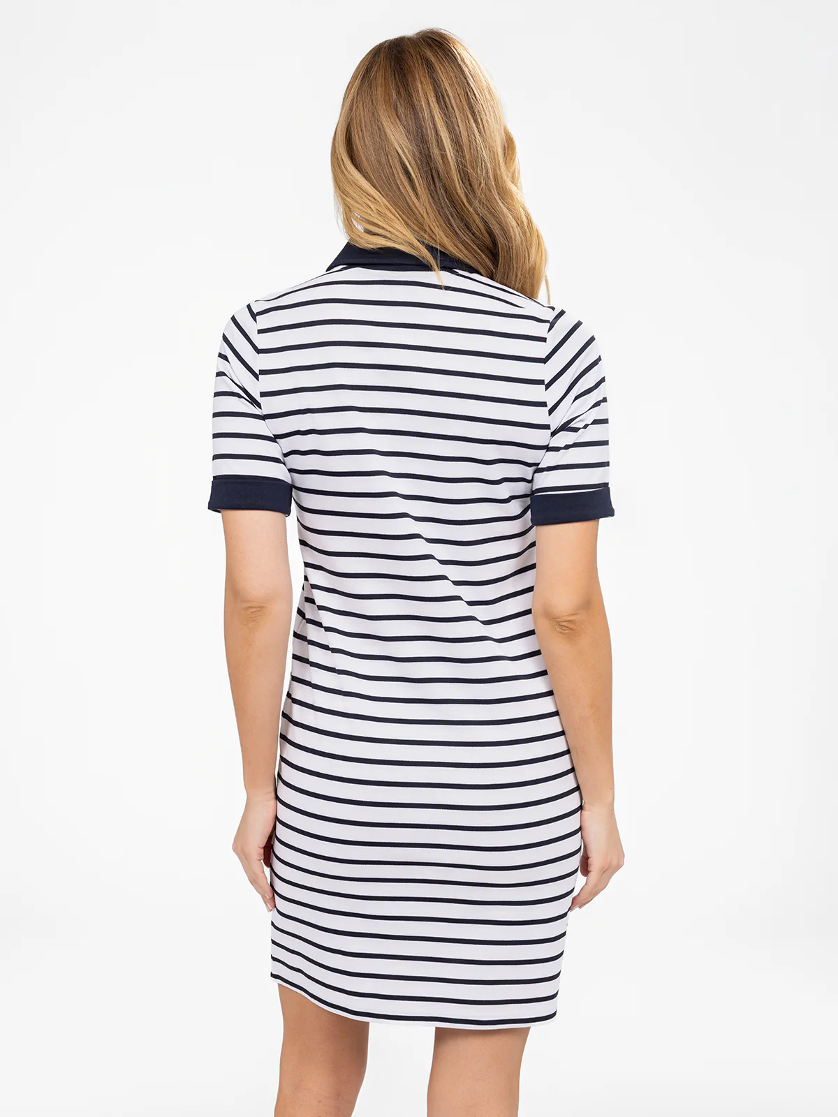 Robe midi ligne A en tricot - Image 3