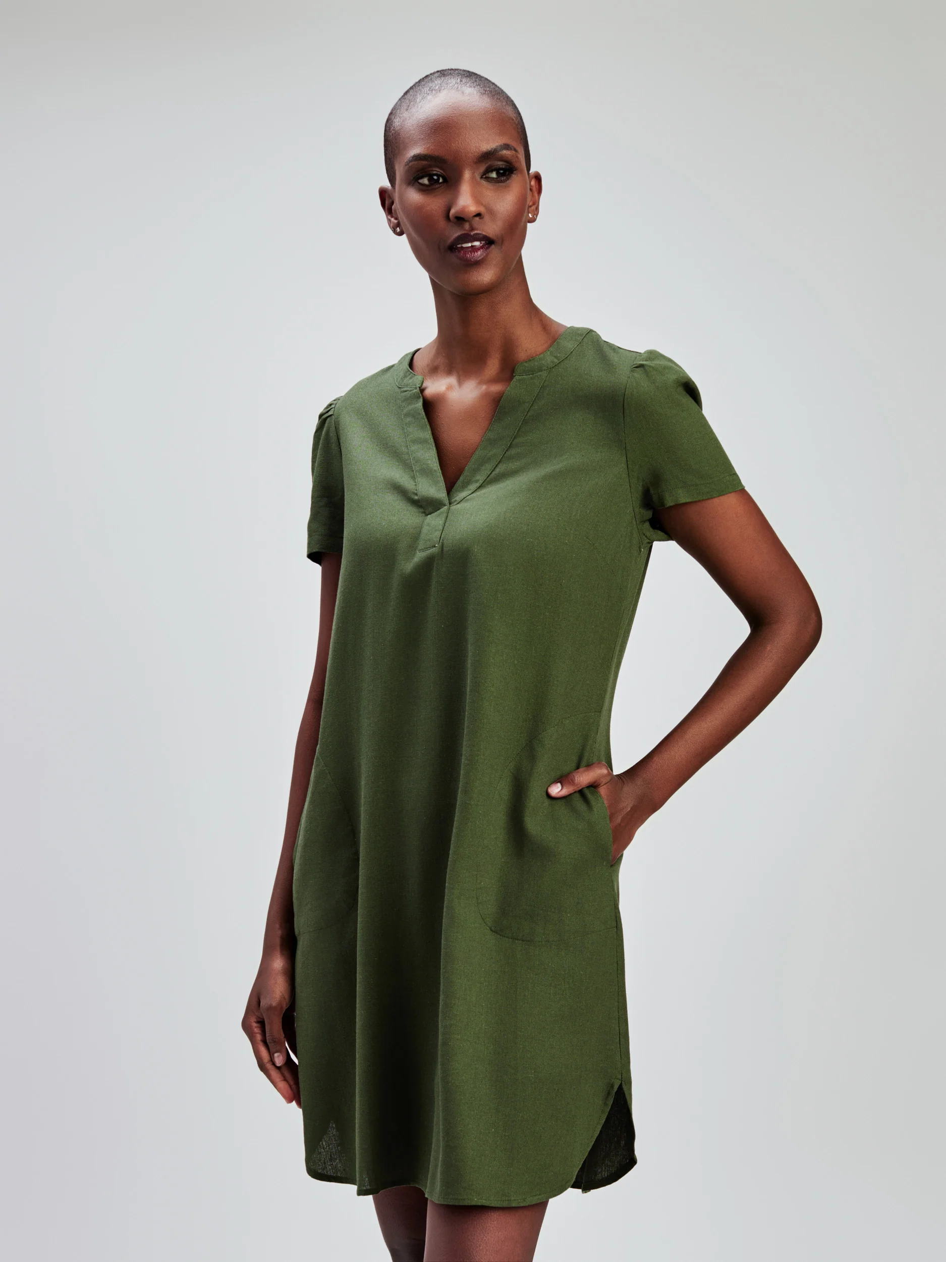 Robe midi ligne A - Image 10