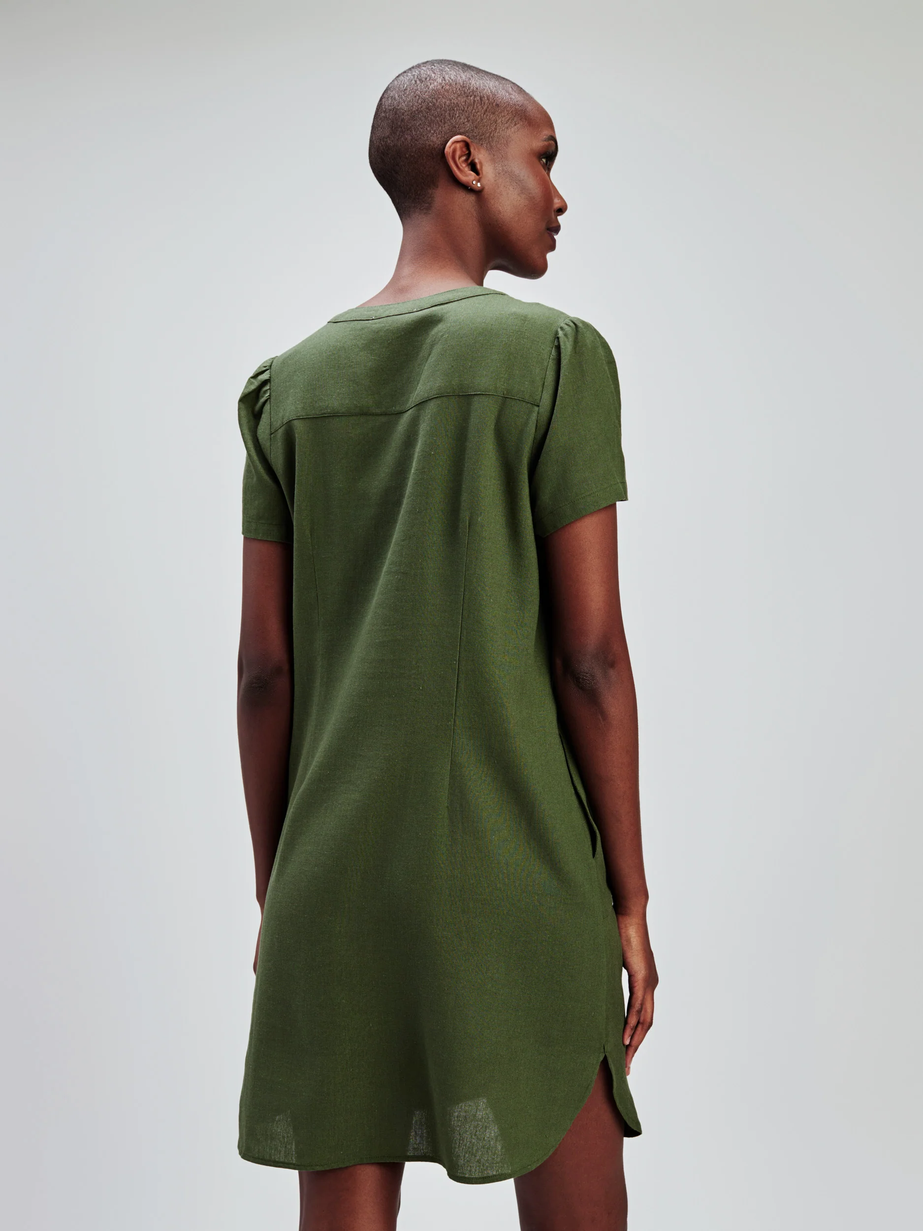 Robe midi ligne A - Image 11