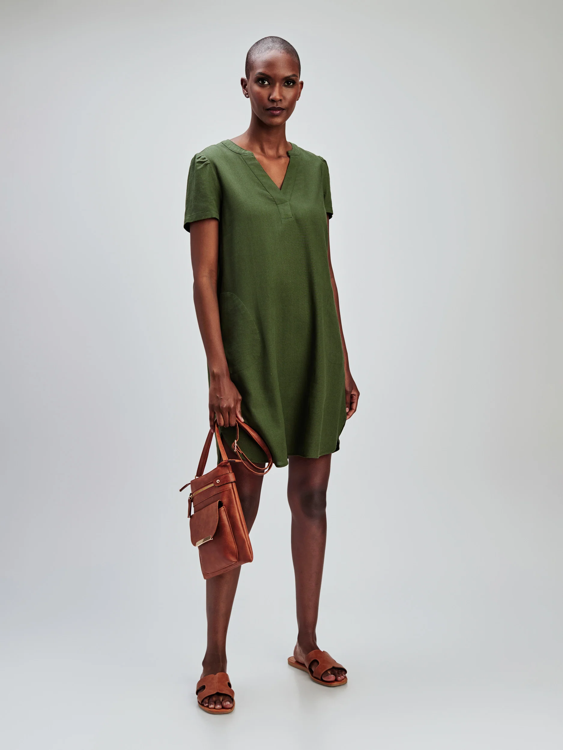Robe midi ligne A - Image 9