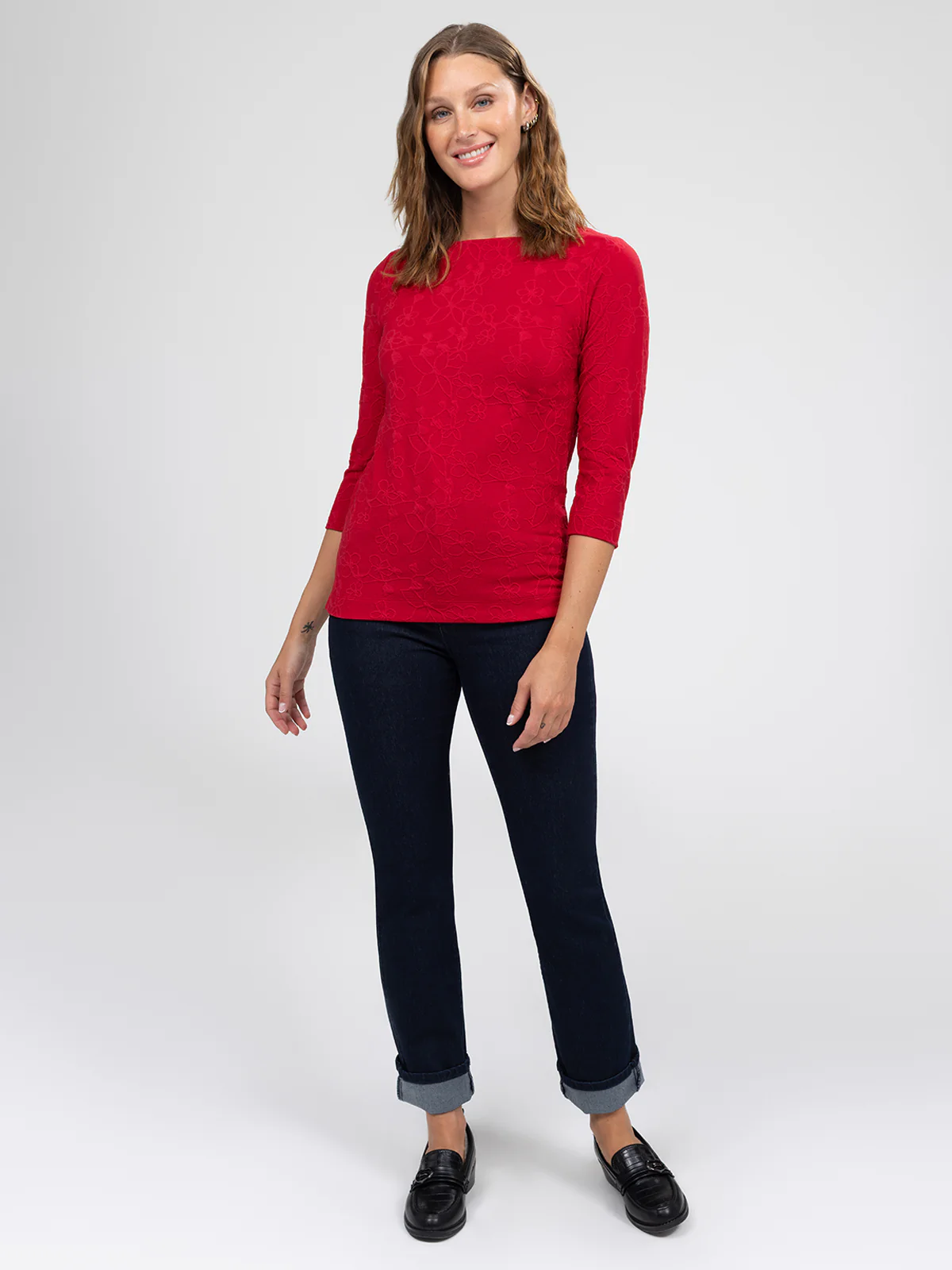 T-shirt à manches 3/4