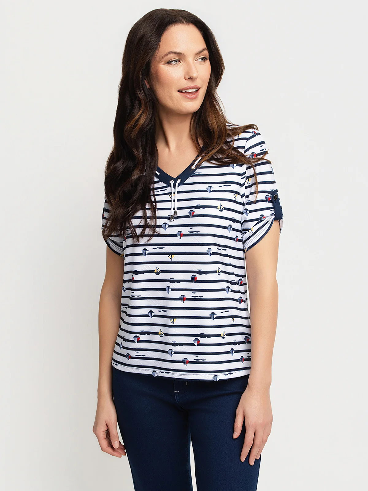 T-shirt à manches 3/4