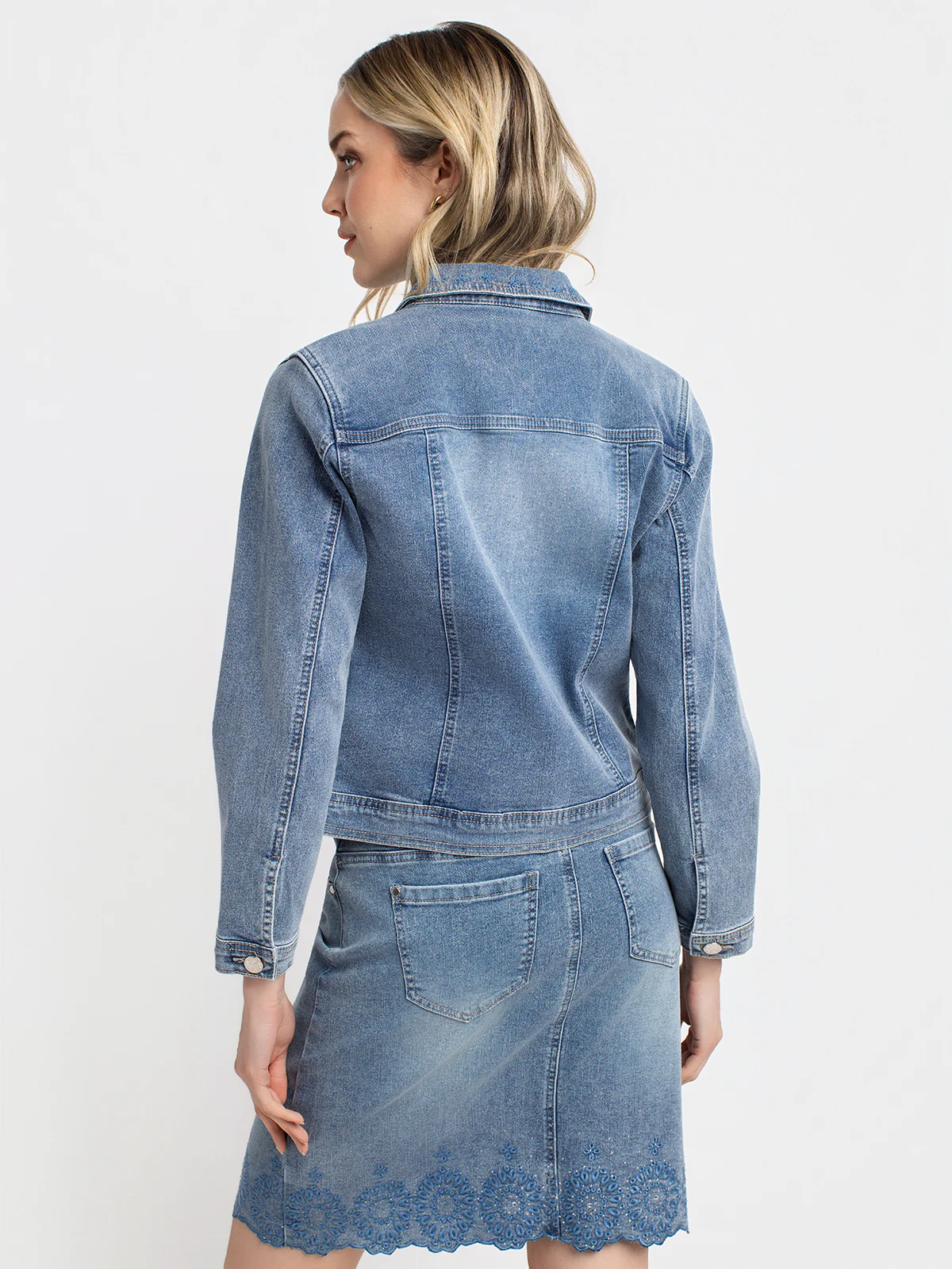 Veste en denim à manches longues - Image 3