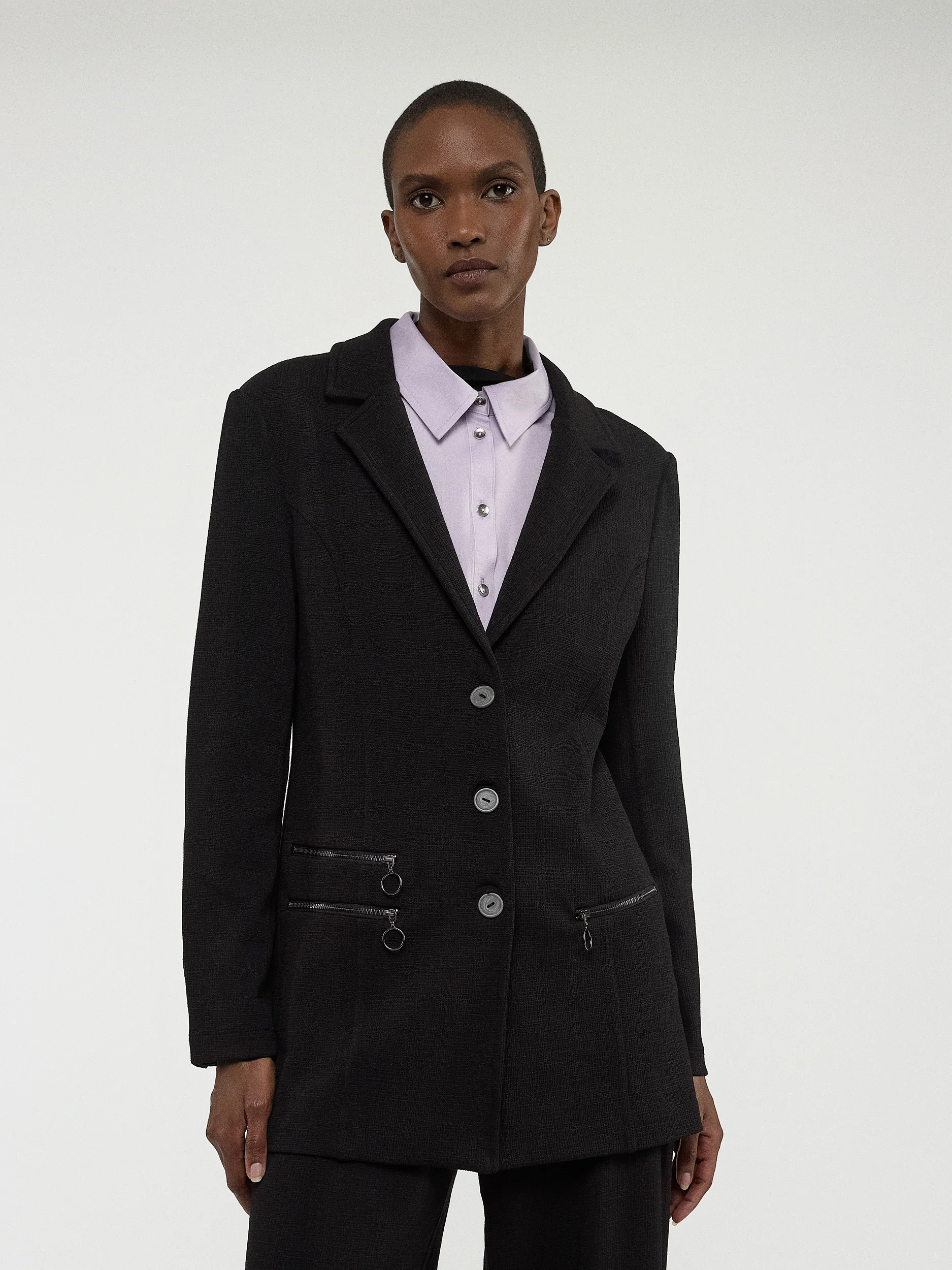 Veston semi-ajusté